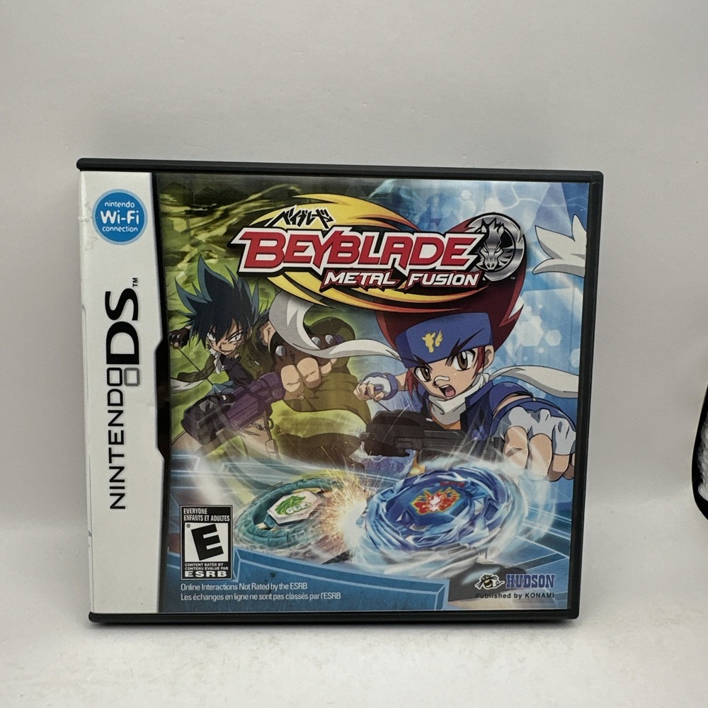 Beyblade Metal Fusion Nintendo DS Game Cartridge & Case VGC Hudson